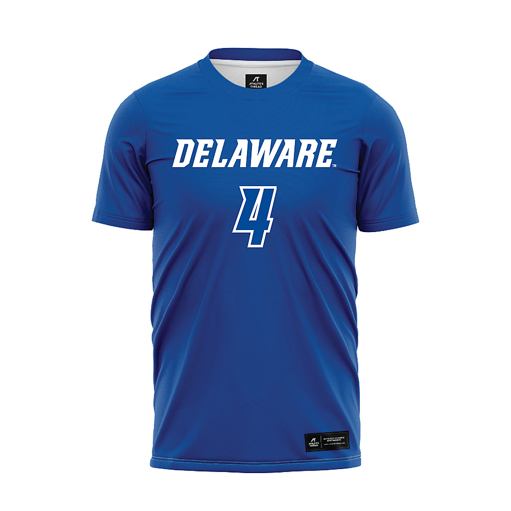 Delaware - NCAA Women's Soccer : Ava Ticconi - Blue Soccer Jersey-0