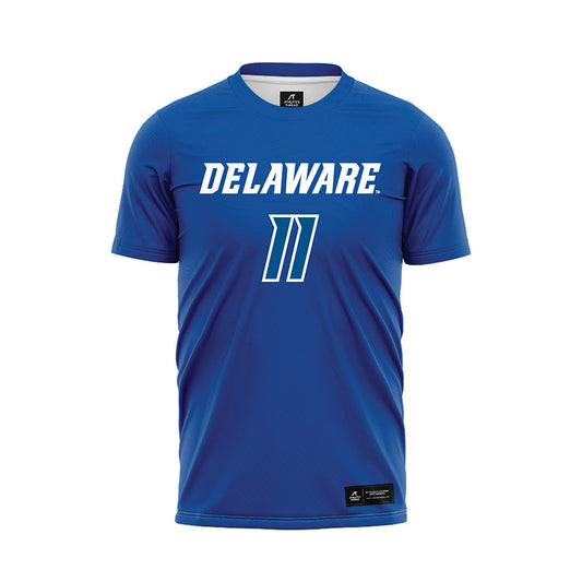 Delaware - NCAA Women's Soccer : Ava Agresti - Blue Soccer Jersey-0