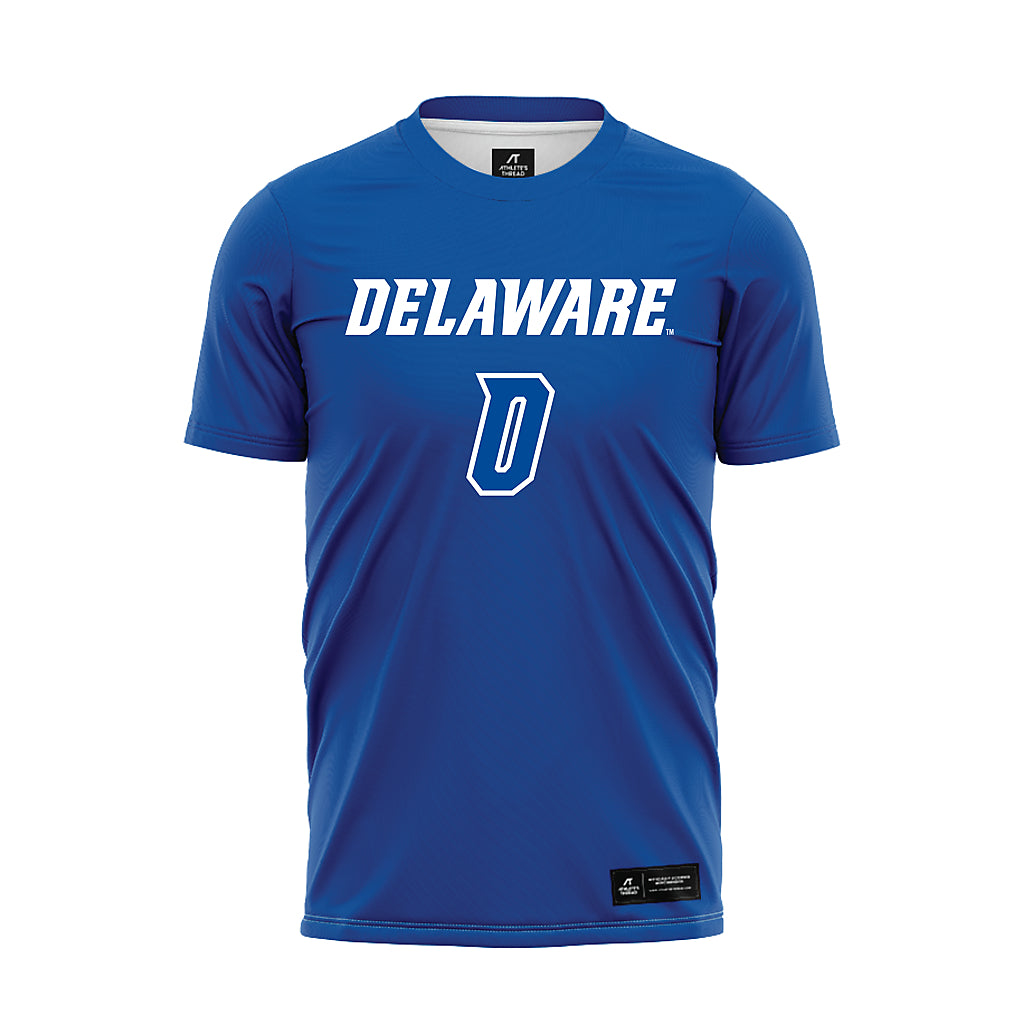 Delaware - NCAA Women's Soccer : Charlotte Kulikosky - Blue Soccer Jersey-0