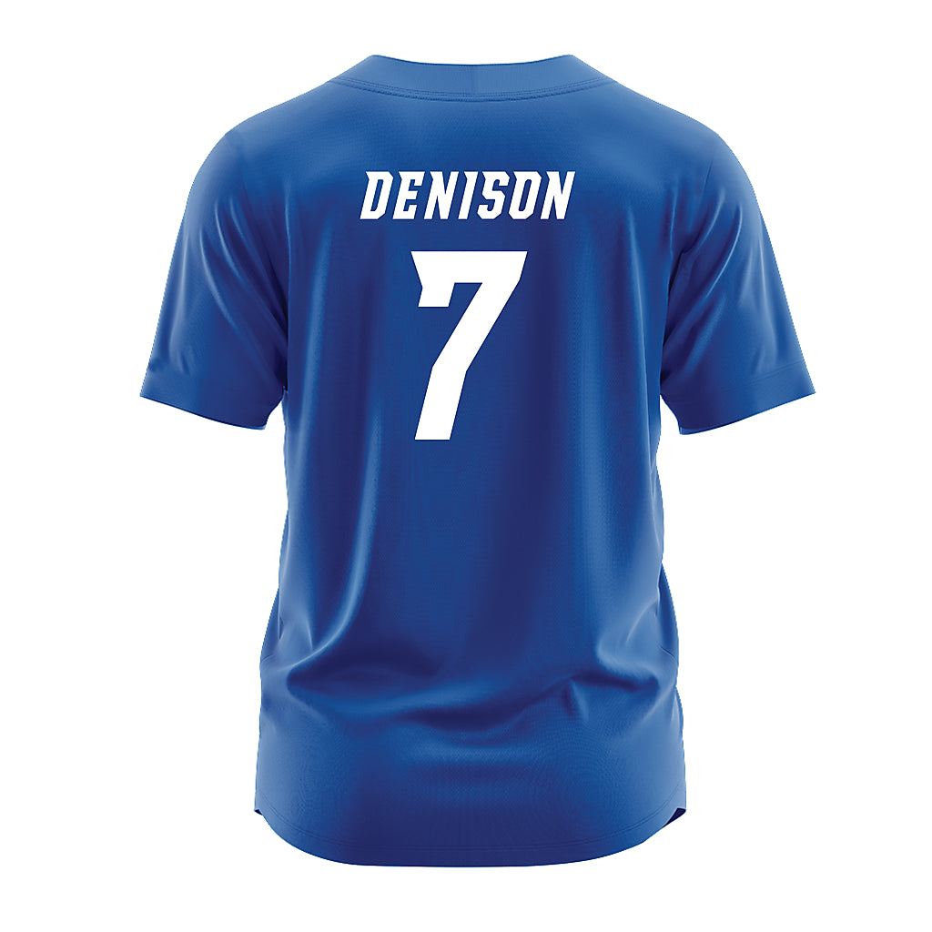 Delaware - NCAA Softball : Emma Denison - Royal Jersey-1