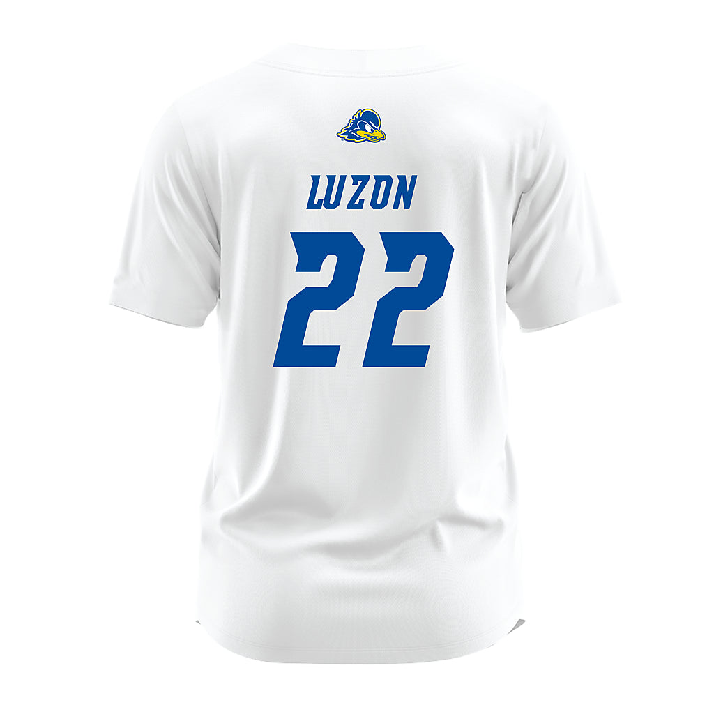 Delaware - NCAA Softball : Kristen Luzon - White Jersey-1