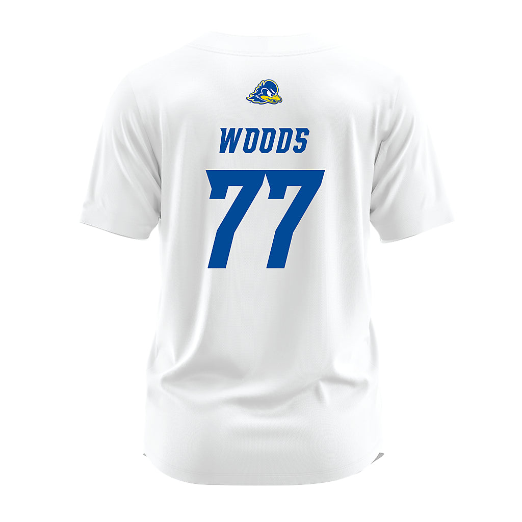 Delaware - NCAA Softball : Claire Woods - White Jersey-1