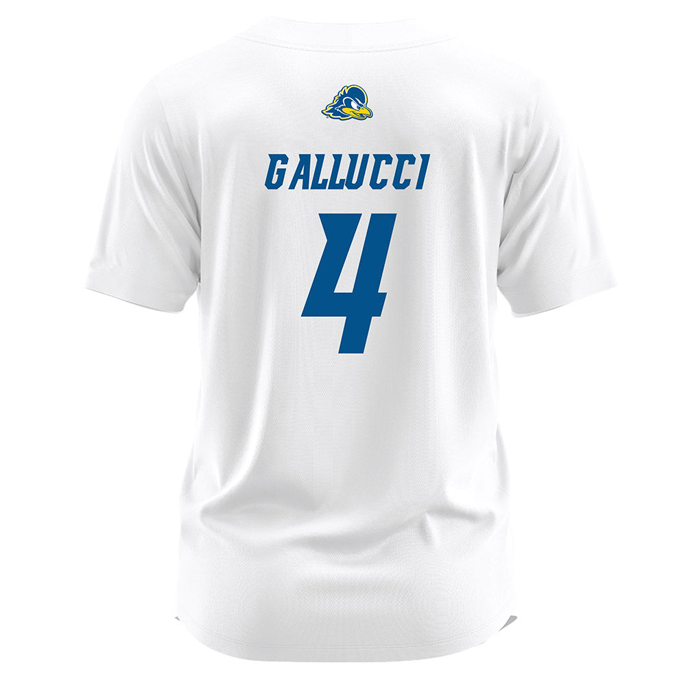 Delaware - NCAA Softball : Sorella Gallucci - White Jersey-1