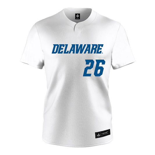 Delaware - NCAA Softball : Gracie Jacobs - White Jersey-0