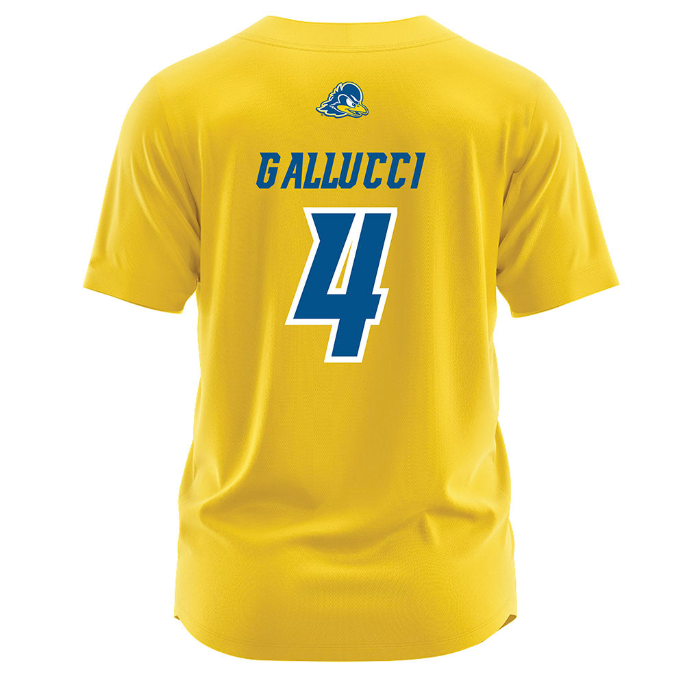 Delaware - NCAA Softball : Sorella Gallucci - Yellow Jersey-1