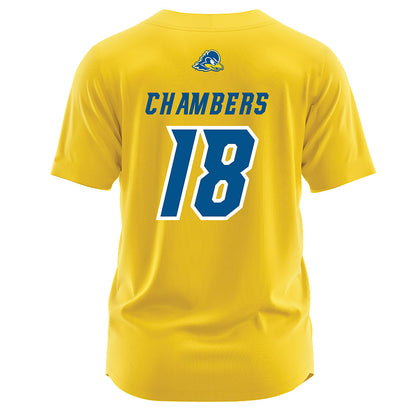 Delaware - NCAA Softball : Morgan Chambers - Yellow Jersey-1