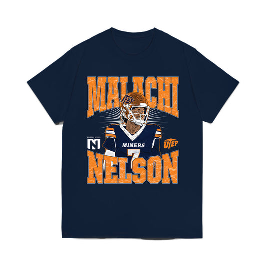 UTEP - NCAA Football : Malachi Nelson - Collage Comfort Colors T-Shirt-0