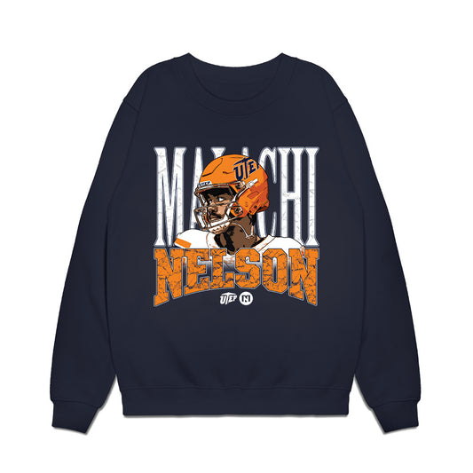 UTEP - NCAA Football : Malachi Nelson - Graphic Premium Crewneck Sweatshirt-0