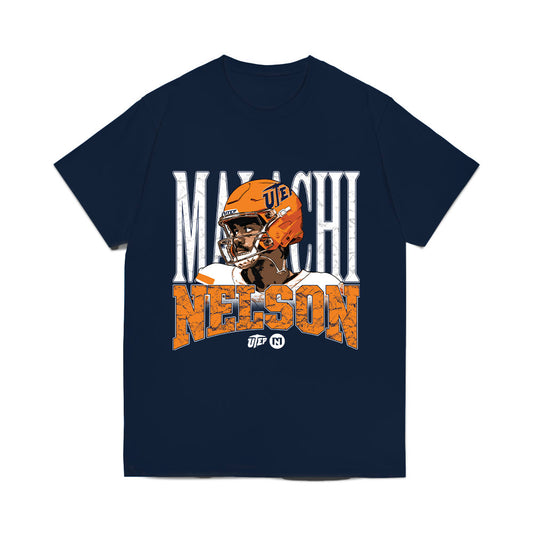 UTEP - NCAA Football : Malachi Nelson - Graphic Comfort Colors T-Shirt-0