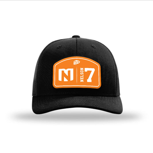 UTEP - NCAA Football : Malachi Nelson - Suede Snapback Trucker Hat-0