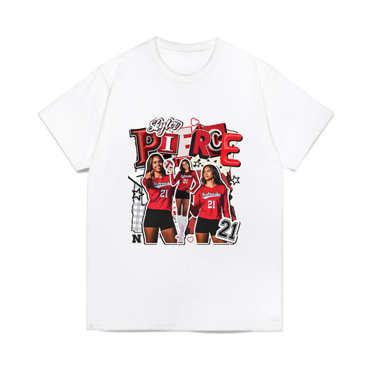 Nebraska - NCAA Women's Volleyball : Skyler Pierce - Collage Comfort Colors T-Shirt-0
