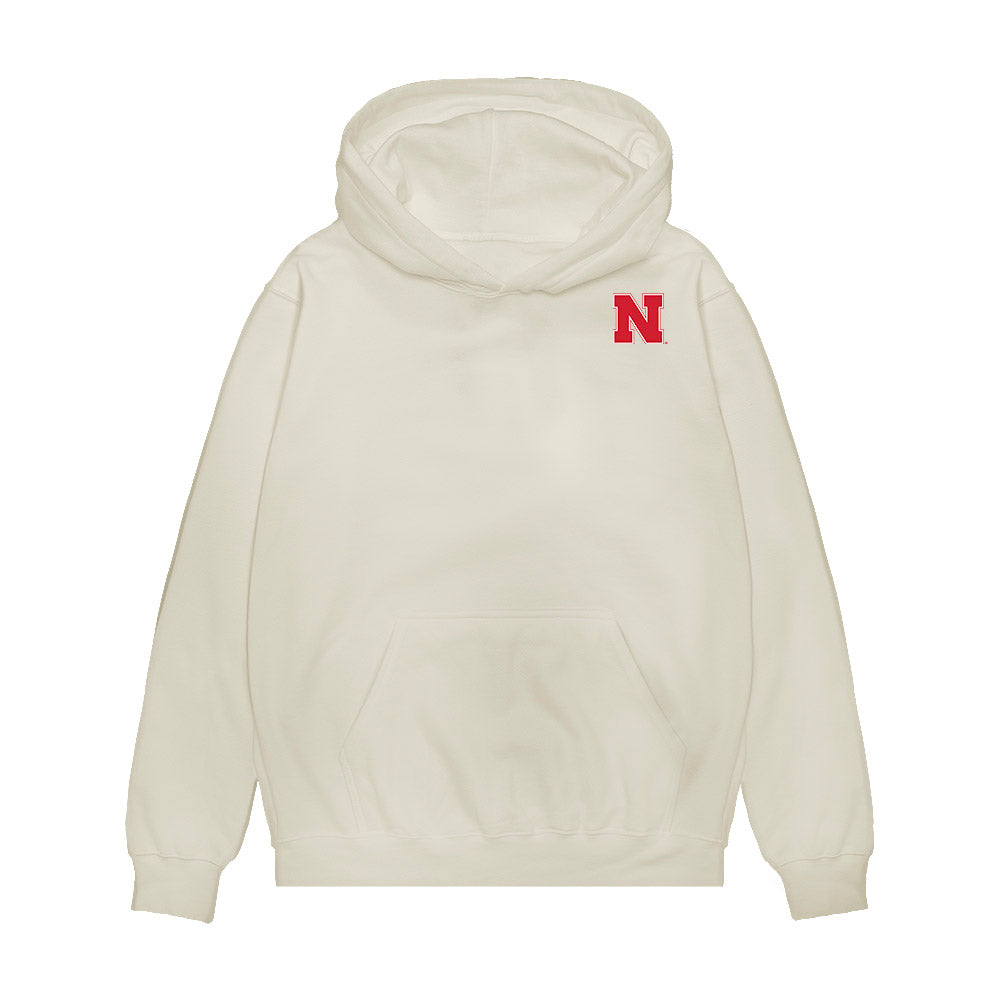 Nebraska - NCAA Women's Volleyball : Rebekah Allick - Collage Premium Hooded Sweatshirt-0