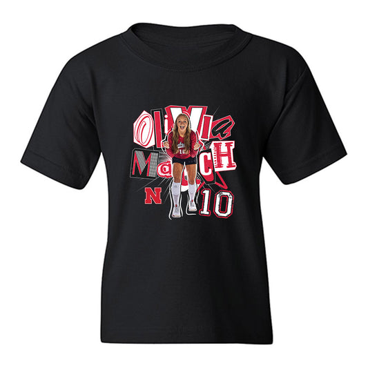 Nebraska - NCAA Women's Volleyball : Olivia Mauch - collage Youth T-Shirt-0
