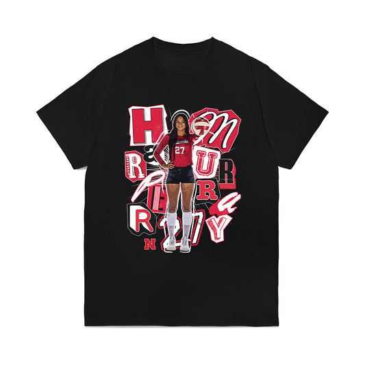 Nebraska - NCAA Women's Volleyball : Harper Murray - collage Comfort Colors T-Shirt-0