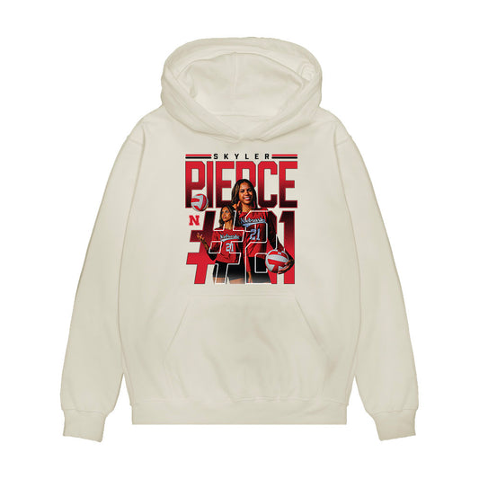 Nebraska - NCAA Women's Volleyball : Skyler Pierce - collage Premium Hooded Sweatshirt-0