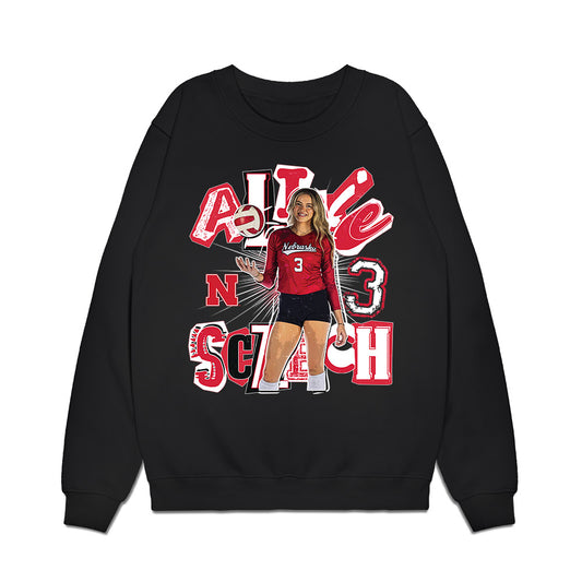 Nebraska - NCAA Women's Volleyball : Allie Sczech - Premium Crewneck Sweatshirt-0