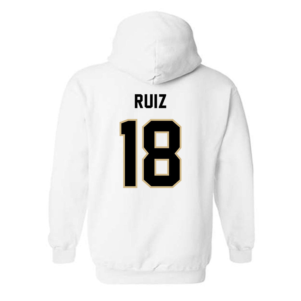 PNW - NCAA Men's Soccer : Augusto Ruiz - Classic Shersey Hooded Sweatshirt-1