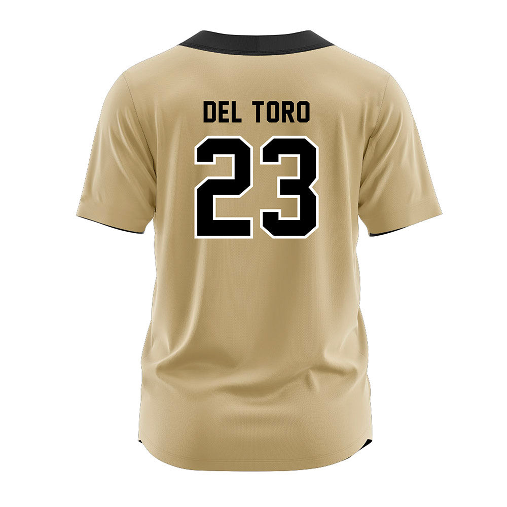 PNW - NCAA Softball : Jessy Del Toro - Gold Jersey-1