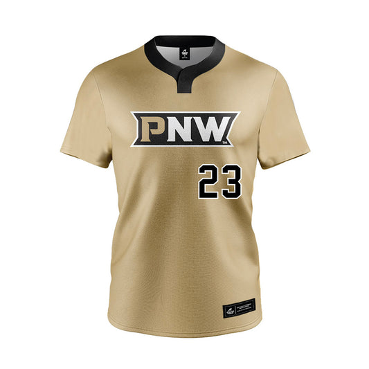 PNW - NCAA Softball : Jessy Del Toro - Gold Jersey-0