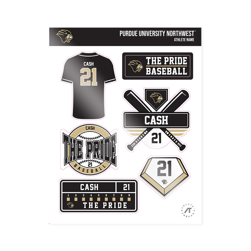 PNU - NCAA Baseball : Ben Cash - Sticker Sheet-0