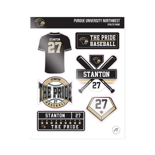 PNW - NCAA Baseball : Mitchel Stanton - Sticker Sheet-0