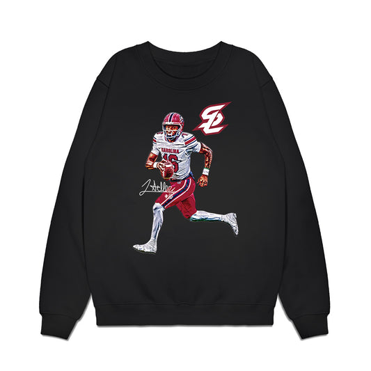 South Carolina - NCAA Football : LaNorris Sellers - Graphic Premium Crewneck Sweatshirt-0