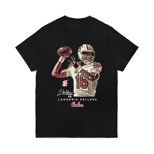 South Carolina - NCAA Football : LaNorris Sellers - Graphic Comfort Colors T-Shirt-0