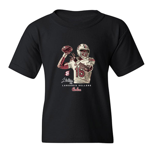 South Carolina - NCAA Football : LaNorris Sellers - Graphic Youth T-Shirt-0