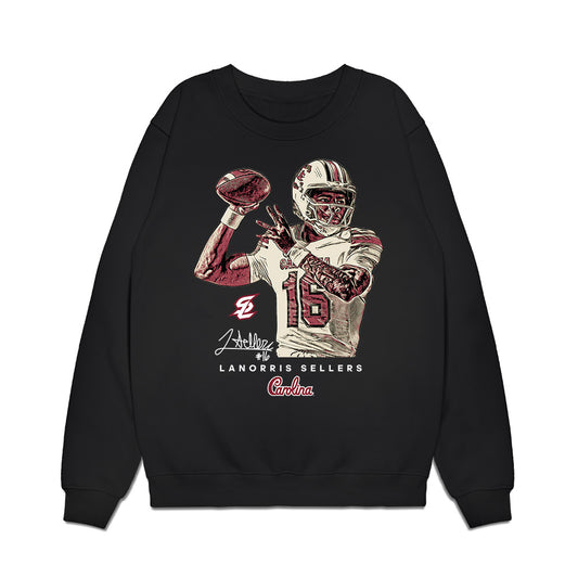 South Carolina - NCAA Football : LaNorris Sellers - Graphic Premium Crewneck Sweatshirt-0