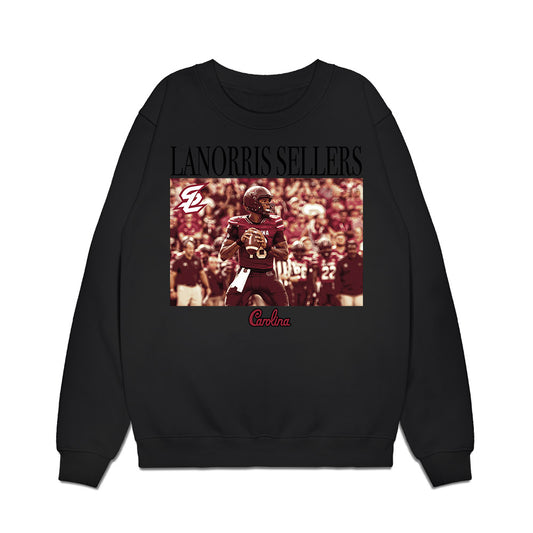 South Carolina - NCAA Football : LaNorris Sellers - Graphic Premium Crewneck Sweatshirt-0