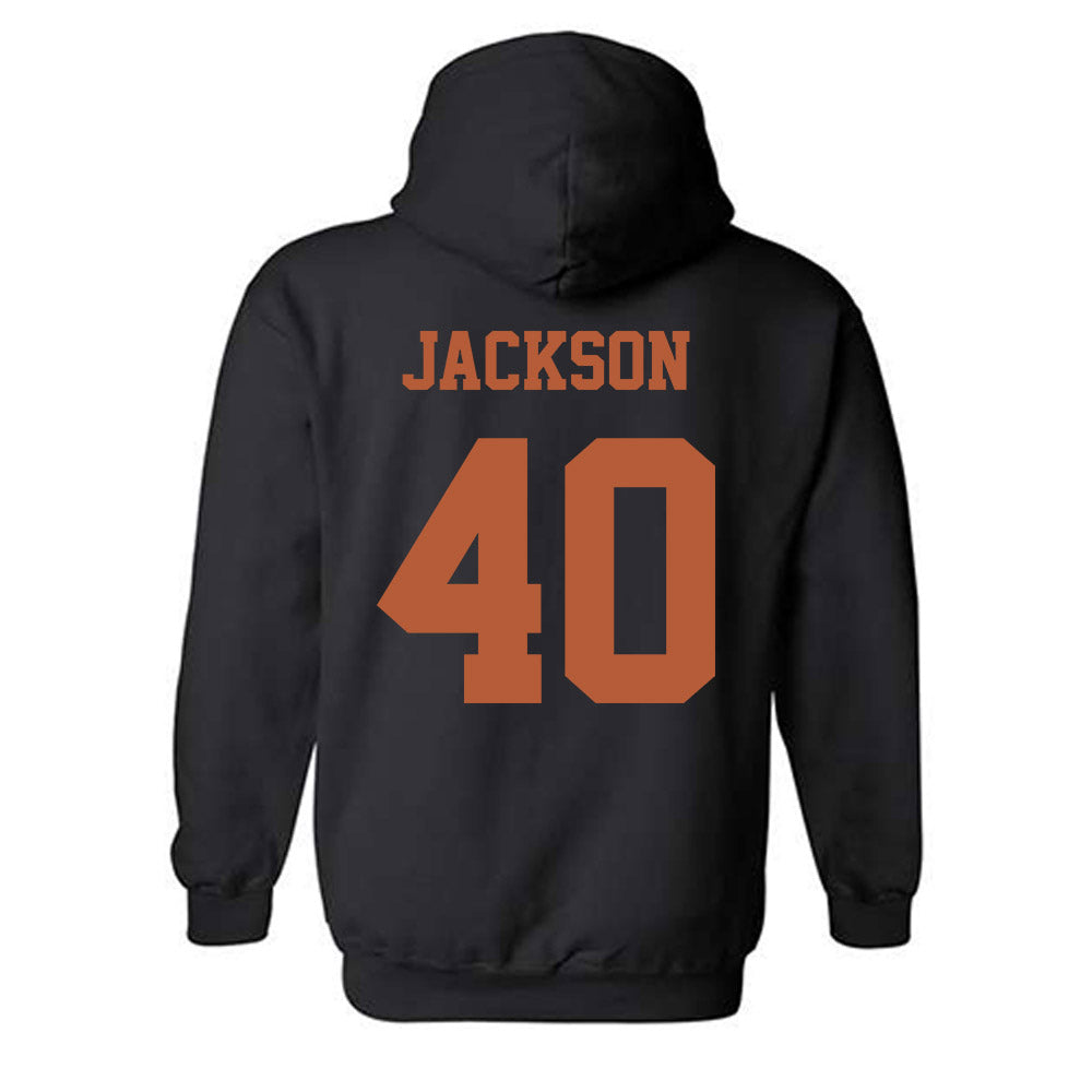 Texas - NCAA Football : Lance Jackson - Classic Shersey Hooded Sweatshirt-1