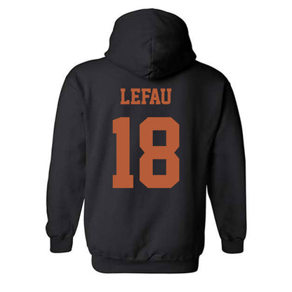 Texas - NCAA Football : Liona Lefau - Classic Shersey Hooded Sweatshirt-1