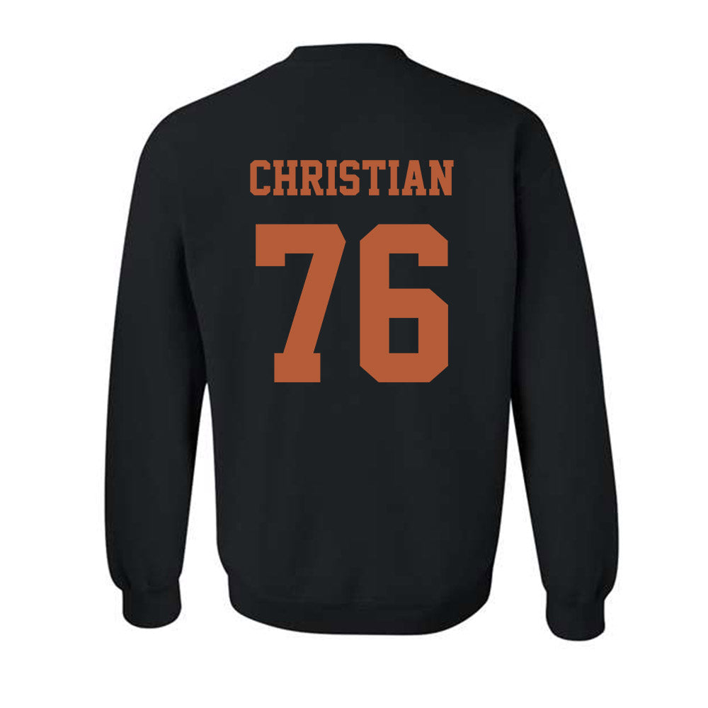 Texas - NCAA Football : Jackson Christian - Classic Shersey Crewneck Sweatshirt-1