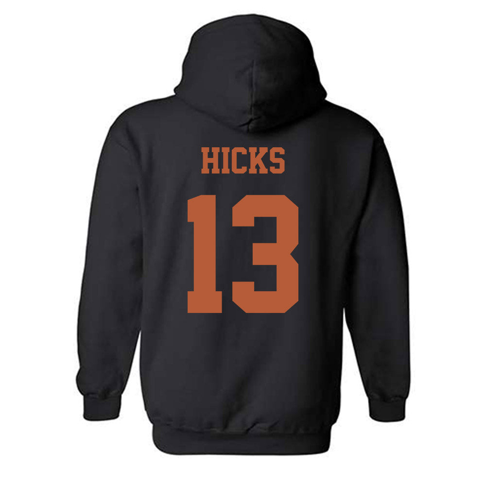 Texas - NCAA Football : Zelus Hicks - Classic Shersey Hooded Sweatshirt-1