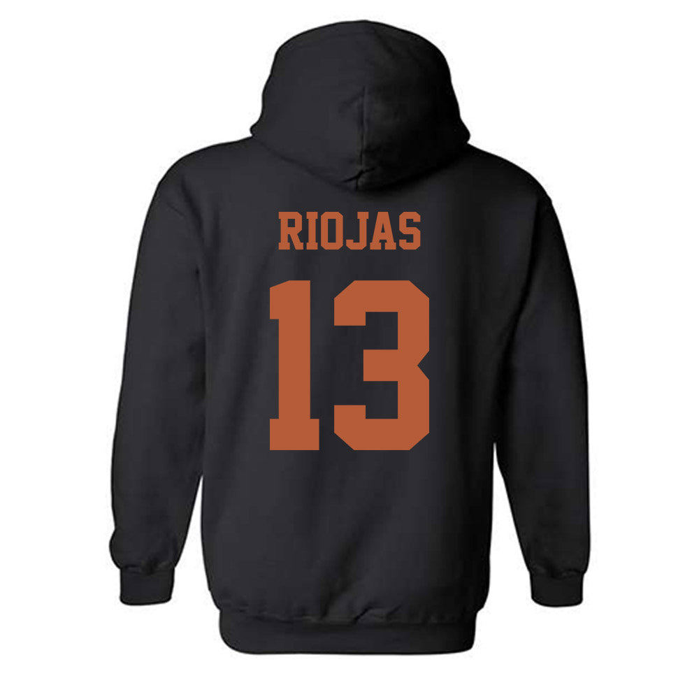 Texas - NCAA Baseball : Ruger Riojas - Classic Shersey Hooded Sweatshirt-1
