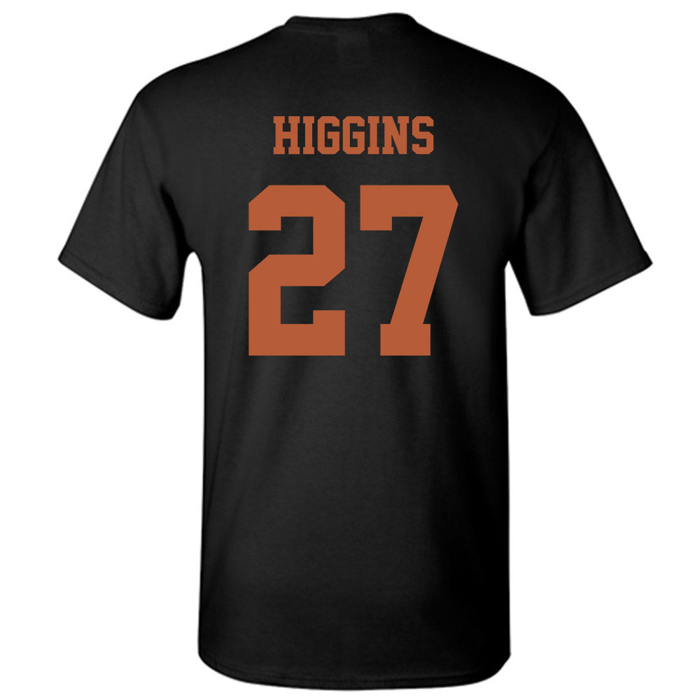 Texas - NCAA Baseball : Cal Higgins - Classic Shersey T-Shirt-1
