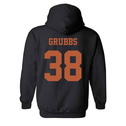 Texas - NCAA Baseball : Max Grubbs - Classic Shersey Hooded Sweatshirt-1