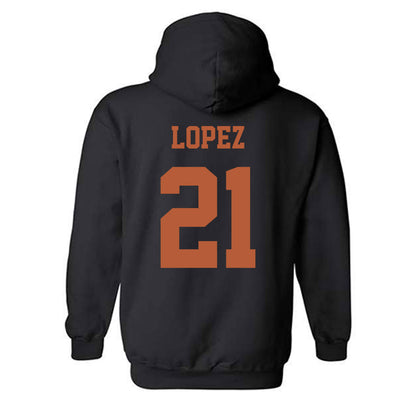 Texas - NCAA Women's Soccer : Antonette lopez - Classic Shersey Hooded Sweatshirt-1
