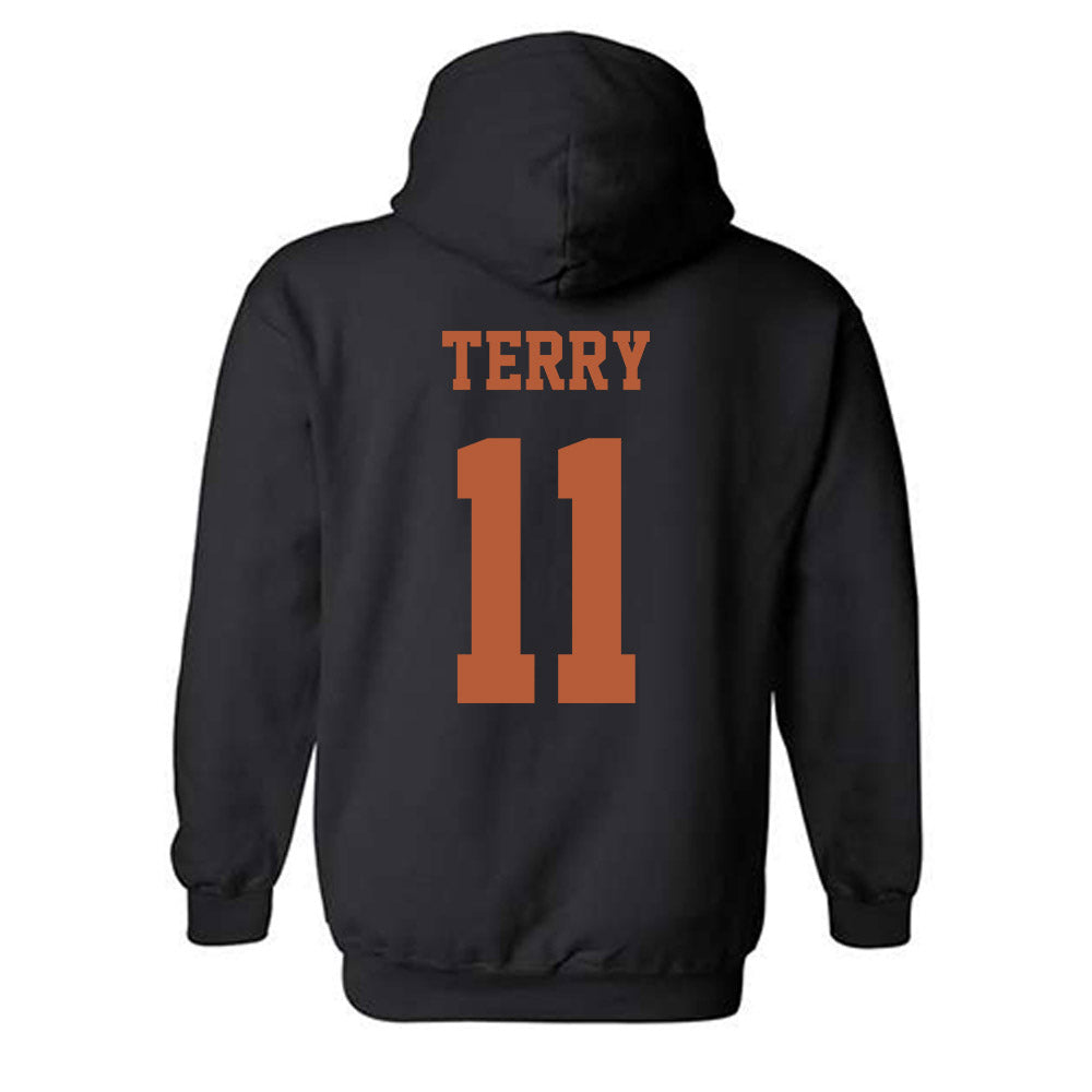 Texas - NCAA Football : Michael Terry - Classic Shersey Hooded Sweatshirt-1