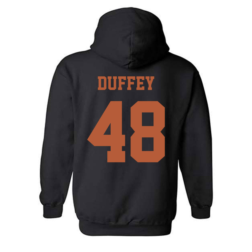 Texas - NCAA Football : Jackson Duffey - Classic Shersey Hooded Sweatshirt-1