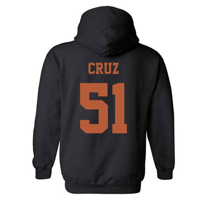 Texas - NCAA Football : Daniel Cruz - Classic Shersey Hooded Sweatshirt-1
