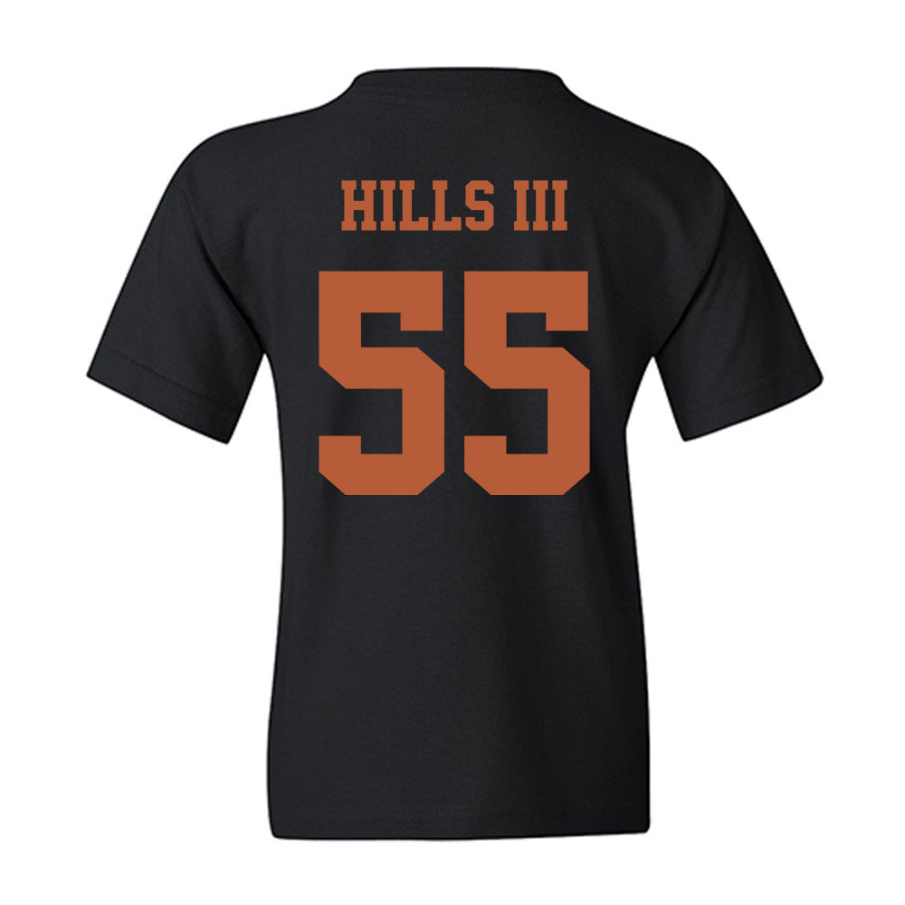 Texas - NCAA Football : Melvin Hills Iii - Classic Shersey Youth T-Shirt-1