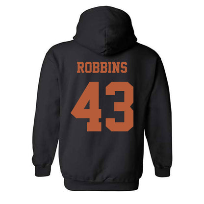 Texas - NCAA Baseball : Aiden Robbins - Classic Shersey Hooded Sweatshirt-1