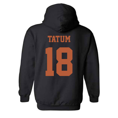 Texas - NCAA Football : Joe Tatum - Classic Shersey Hooded Sweatshirt-1