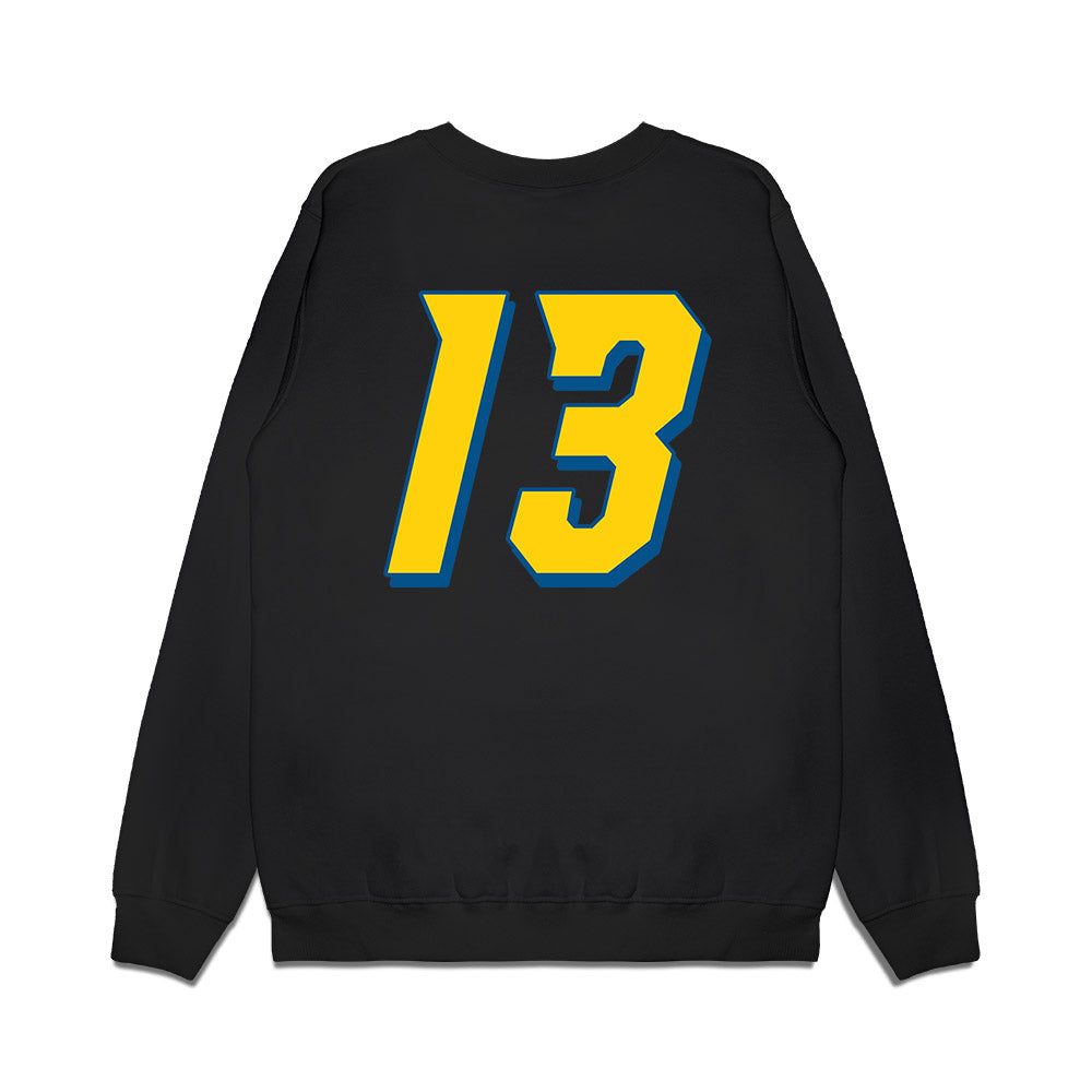 Delaware - NCAA Women's Volleyball : Taylor Holly - Collage Premium Crewneck Sweatshirt-1