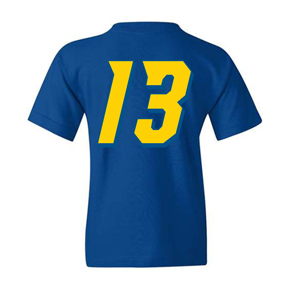 Delaware - NCAA Women's Volleyball : Taylor Holly - Collage Youth T-Shirt-1