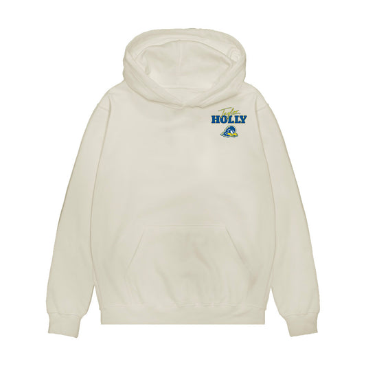 Delaware - NCAA Women's Volleyball : Taylor Holly - Collage Premium Hooded Sweatshirt-0