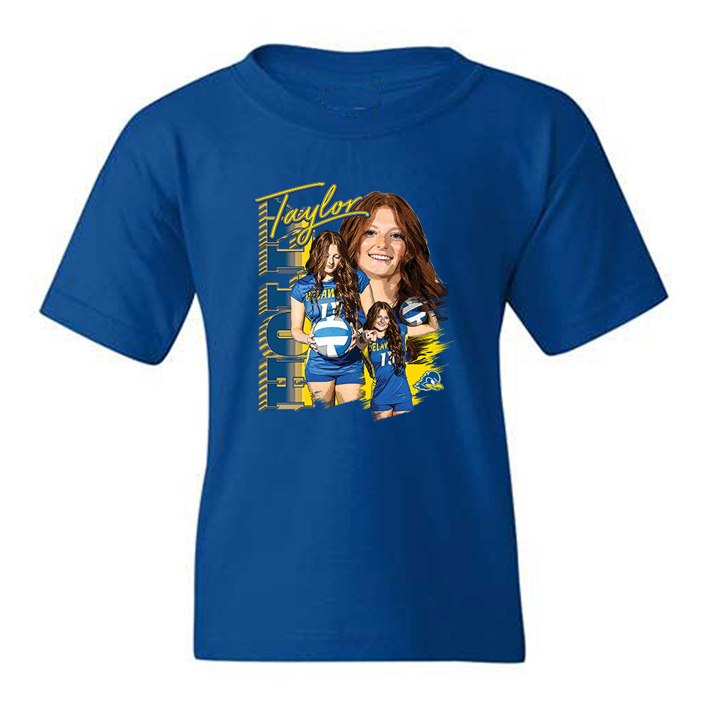 Delaware - NCAA Women's Volleyball : Taylor Holly - Collage Youth T-Shirt-0