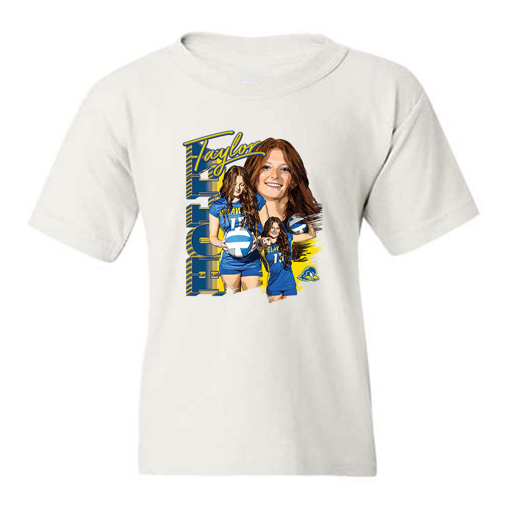 Delaware - NCAA Women's Volleyball : Taylor Holly - Collage Youth T-Shirt-0