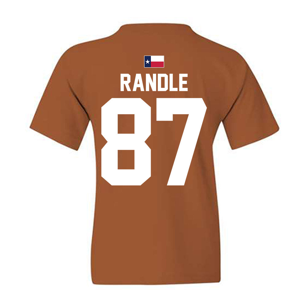 Texas - NCAA Football : Will Randle - Hook 'Em Youth T-Shirt-1